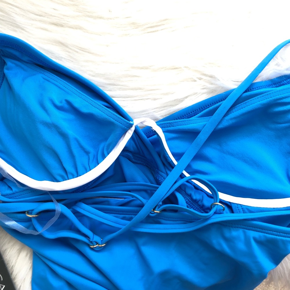 La Blanca Womens Island Goddess Underwire Tankini Top NWT - Picture 7 of 8